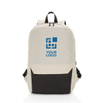 RPET travel backpack available in various colours, fits 15.6” laptop off white colour