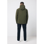 Branded men’s softshell jacket, casual fit, 300 g/m² khaki colour second model view