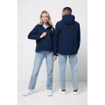 Branded men’s softshell jacket, casual fit, 300 g/m² navy-blue colour
