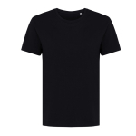Women's slim-fit T-shirt in recycled cotton, 160 g/m² black colour