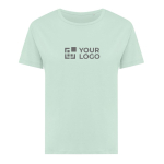 Women's slim-fit T-shirt in recycled cotton, 160 g/m² light-green colour