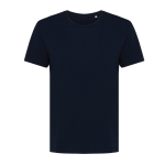 Women's slim-fit T-shirt in recycled cotton, 160 g/m² navy-blue colour