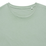 Women's slim-fit T-shirt in recycled cotton, 160 g/m² olive green colour