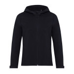 Women's casual-fit softshell jacket, 300 g/m² black colour