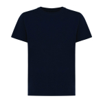 Kids’ T-shirt in recycled cotton, casual fit, 160 g/m² navy-blue colour