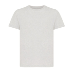 Kids’ T-shirt in recycled cotton, casual fit, 160 g/m² heather light grey colour