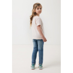 Kids’ T-shirt in recycled cotton, casual fit, 160 g/m² light pink colour third model view