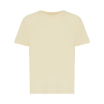 Kids’ T-shirt in recycled cotton, casual fit, 160 g/m² light yellow colour