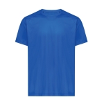 Casual-fit technical T-shirt in recycled polyester, 150 g/m² royal blue colour