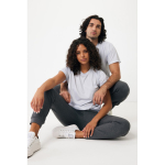 Casual-fit technical T-shirt in recycled polyester, 150 g/m² light grey colour model view