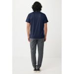 Casual-fit technical T-shirt in recycled polyester, 150 g/m² navy-blue colour second model view