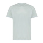 Casual-fit technical T-shirt in recycled polyester, 150 g/m² olive green colour