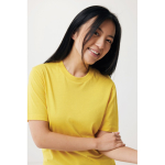 Unisex slim-fit T-shirt in recycled cotton, 160 g/m² yellow colour