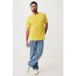 Unisex slim-fit T-shirt in recycled cotton, 160 g/m² yellow colour