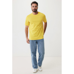 Unisex slim-fit T-shirt in recycled cotton, 160 g/m² yellow colour