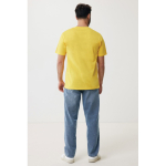 Unisex slim-fit T-shirt in recycled cotton, 160 g/m² yellow colour
