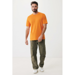 Unisex slim-fit T-shirt in recycled cotton, 160 g/m² orange colour