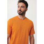 Unisex slim-fit T-shirt in recycled cotton, 160 g/m² orange colour
