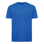 Unisex slim-fit T-shirt in recycled cotton, 160 g/m² royal blue colour view with logo