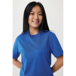 Unisex slim-fit T-shirt in recycled cotton, 160 g/m² royal blue colour