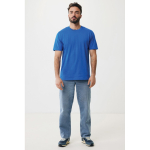 Unisex slim-fit T-shirt in recycled cotton, 160 g/m² royal blue colour