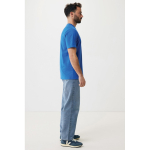 Unisex slim-fit T-shirt in recycled cotton, 160 g/m² royal blue colour