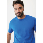 Unisex slim-fit T-shirt in recycled cotton, 160 g/m² royal blue colour