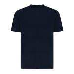 Unisex slim-fit T-shirt in recycled cotton, 160 g/m² navy-blue colour