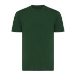 Unisex slim-fit T-shirt in recycled cotton, 160 g/m² dark green colour