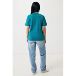 Unisex slim-fit T-shirt in recycled cotton, 160 g/m² pastel green colour fifth model view
