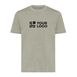 Unisex slim-fit T-shirt in recycled cotton, 160 g/m² marbled green colour