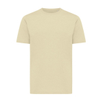 Unisex slim-fit T-shirt in recycled cotton, 160 g/m² light yellow colour