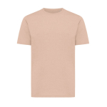 Unisex slim-fit T-shirt in recycled cotton, 160 g/m² salmon colour