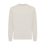Unisex slim-fit sweatshirt in recycled cotton, 280 g/m² champagne colour
