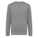 Unisex slim-fit sweatshirt in recycled cotton, 280 g/m² taupe grey colour