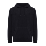 Unisex casual-fit recycled polyester sweatshirt, 240 g/m² black colour