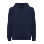Unisex casual-fit recycled polyester sweatshirt, 240 g/m² navy-blue colour