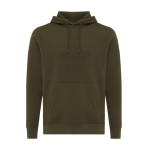 Unisex slim-fit sweatshirt in recycled cotton, 280 g/m² khaki colour