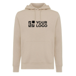 Unisex slim-fit sweatshirt in recycled cotton, 280 g/m² camel colour