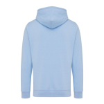Unisex slim-fit sweatshirt in recycled cotton, 280 g/m² cyan blue colour