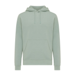 Unisex slim-fit sweatshirt in recycled cotton, 280 g/m² olive green colour