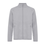 Anti-pilling recycled polyester jacket, 240 g/m² light grey colour