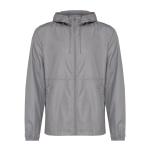 Casual-fit recycled polyester jacket, 70 g/m² shiny silver colour