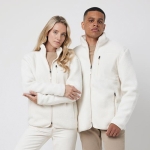 Casual-fit recycled polyester jacket, 320 g/m² natural colour