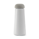 Tapered recycled steel thermal bottle, 450 ml white colour