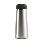 Tapered recycled steel thermal bottle, 450 ml silver colour