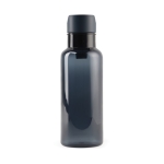 RPET bottle for cold drinks with carry handle, 600 ml blue colour