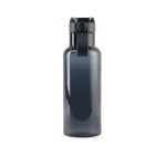 RPET bottle for cold drinks with carry handle, 600 ml blue colour