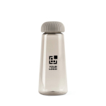 Cone-shaped RPET bottle with easy-grip lid, 575 ml grey colour