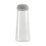 Cone-shaped RPET bottle with easy-grip lid, 575 ml transparent colour